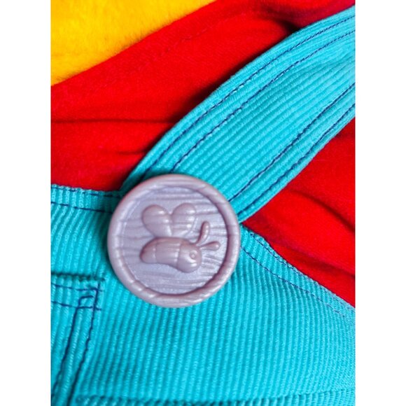 Vintage Disney Talking Winnie The Pooh Jumbo Plush In Overalls - Collectible - Picture 7 of 10